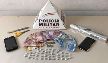 Heliodora – Polícia Militar apreende drogas que estavam sendo preparadas para o comércio ilegal                                                                                                      