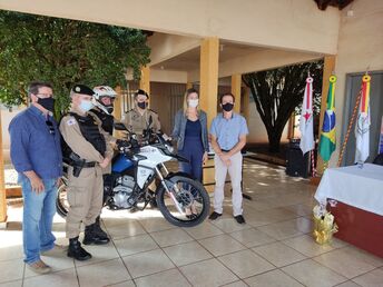46º BPM recebe viaturas de duas rodas para policiamento das cidades de Monte Carmelo e Coromandel 