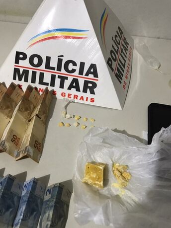Patrocínio - Polícia Militar prende um casal por tráfico de drogas 