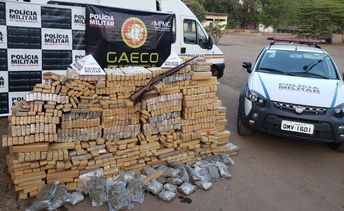 PolÃ­cia Militar e Gaeco apreendem quase duas toneladas de drogas apÃ³s denÃºncias e investigaÃ§Ã£o