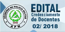 EDITAL DE CREDENCIAMENTO DE DOCENTES Nº 02/2018- APM