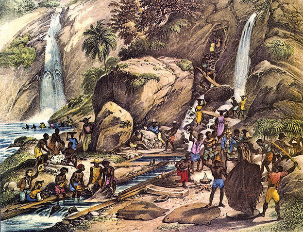 Lavagem do Ouro no Itacolomi (Rugendas, 1835)